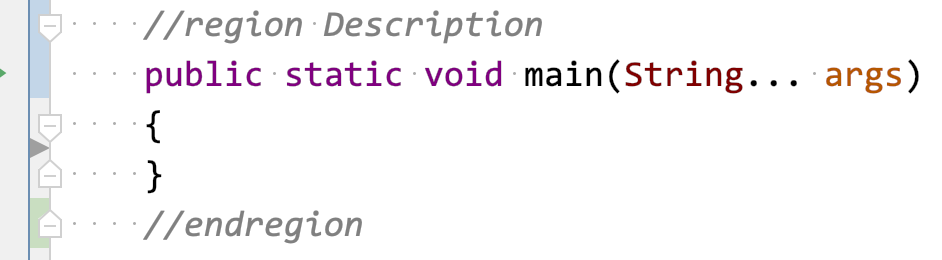 Region markers expanded